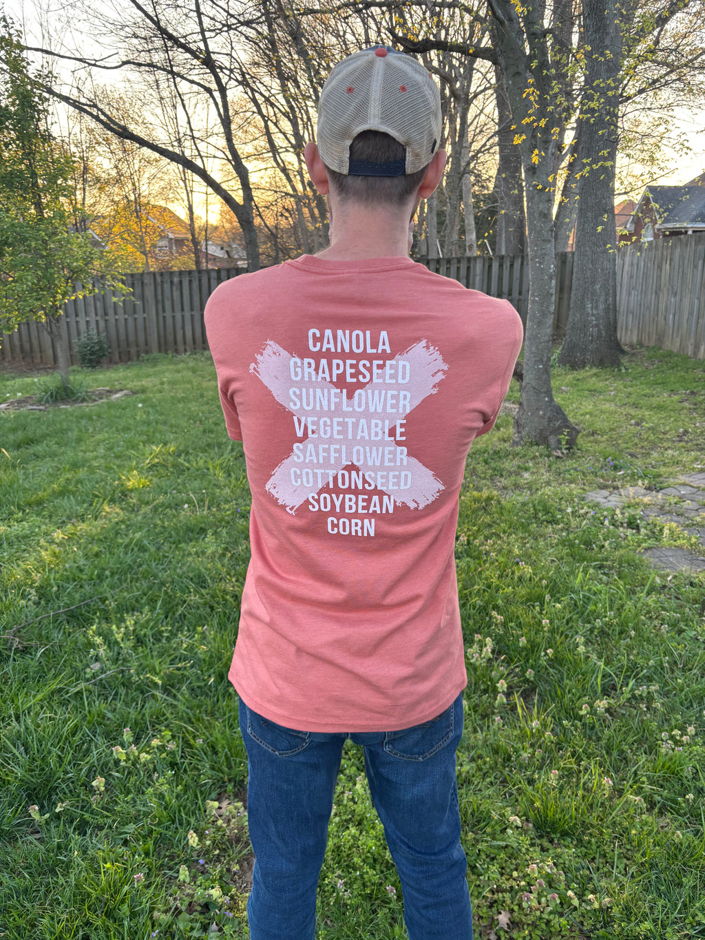 Seed Oils Suck T-shirt - Clay