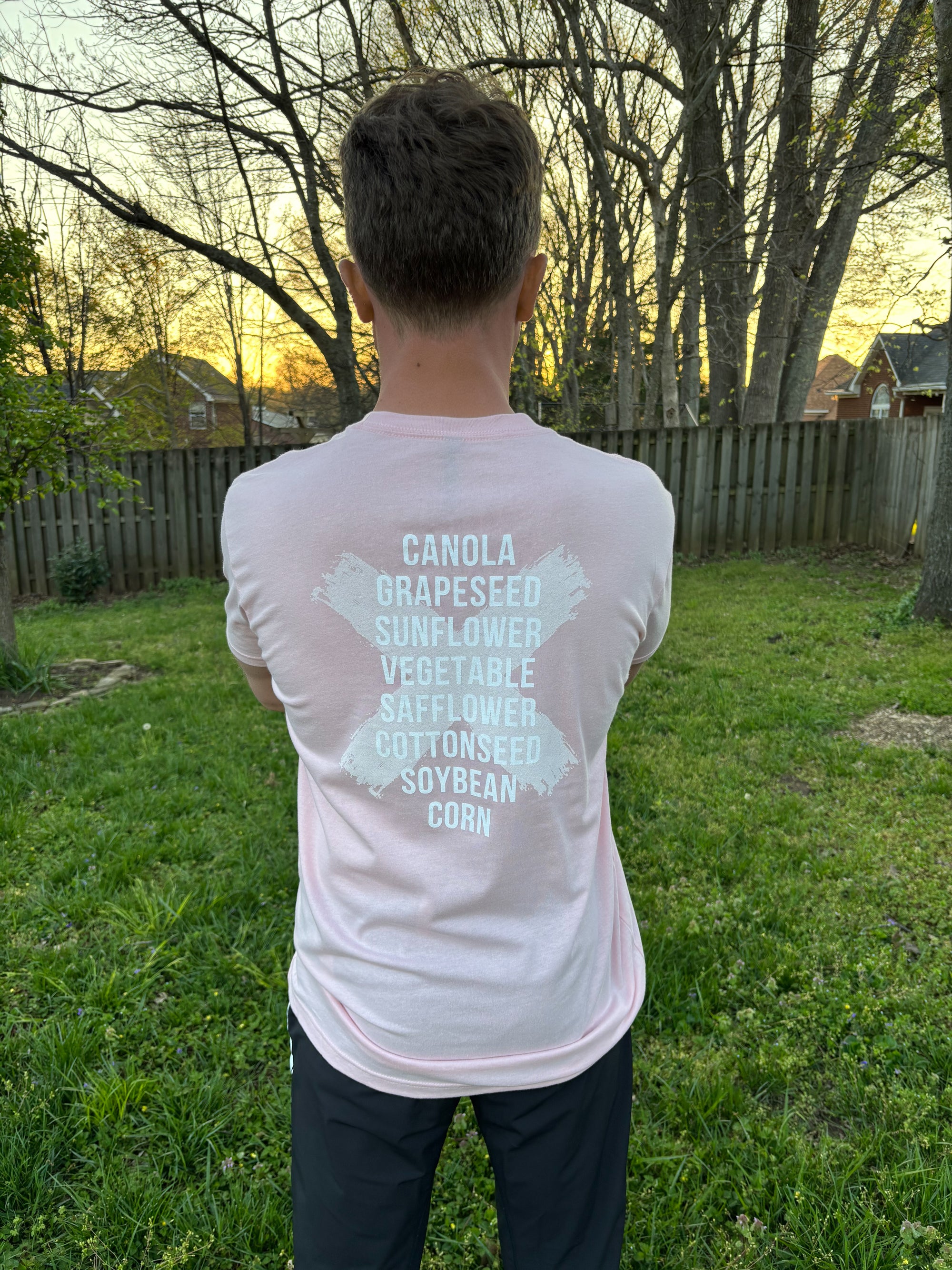 Seed Oils Suck T-shirt - Pink